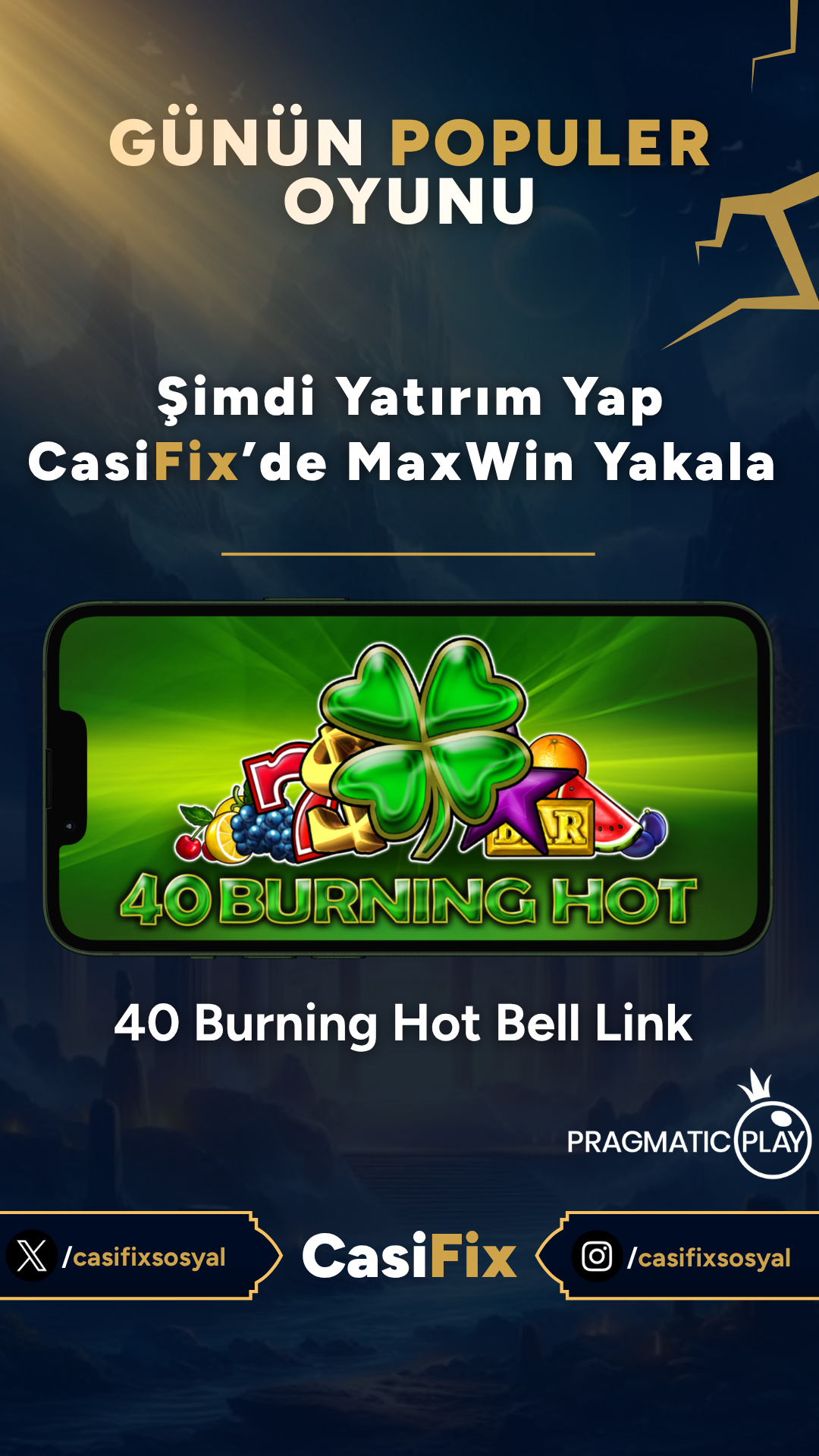 Casifix Günün Populer Oyunu
